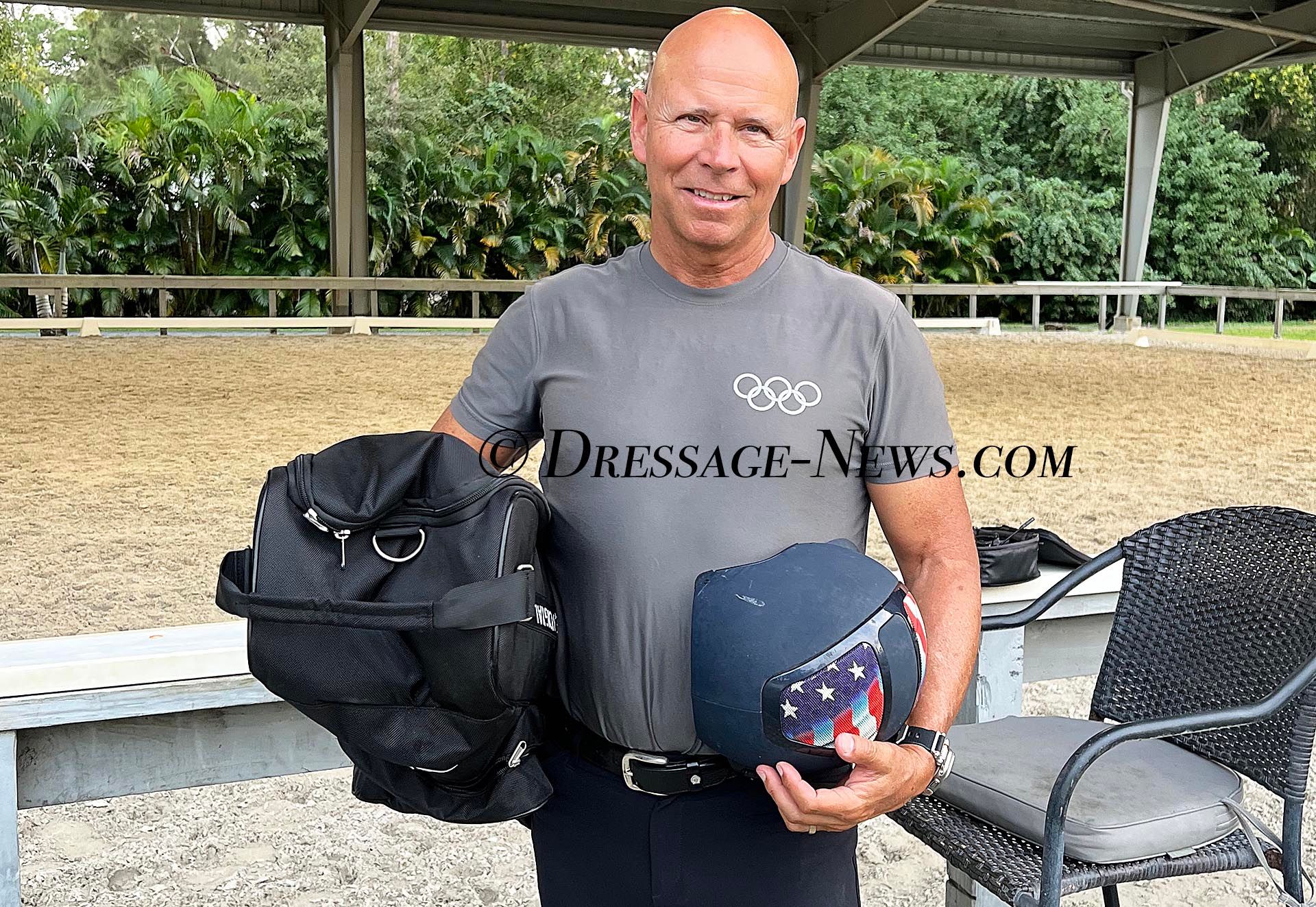 Steffen Peters at the age of 61 back riding