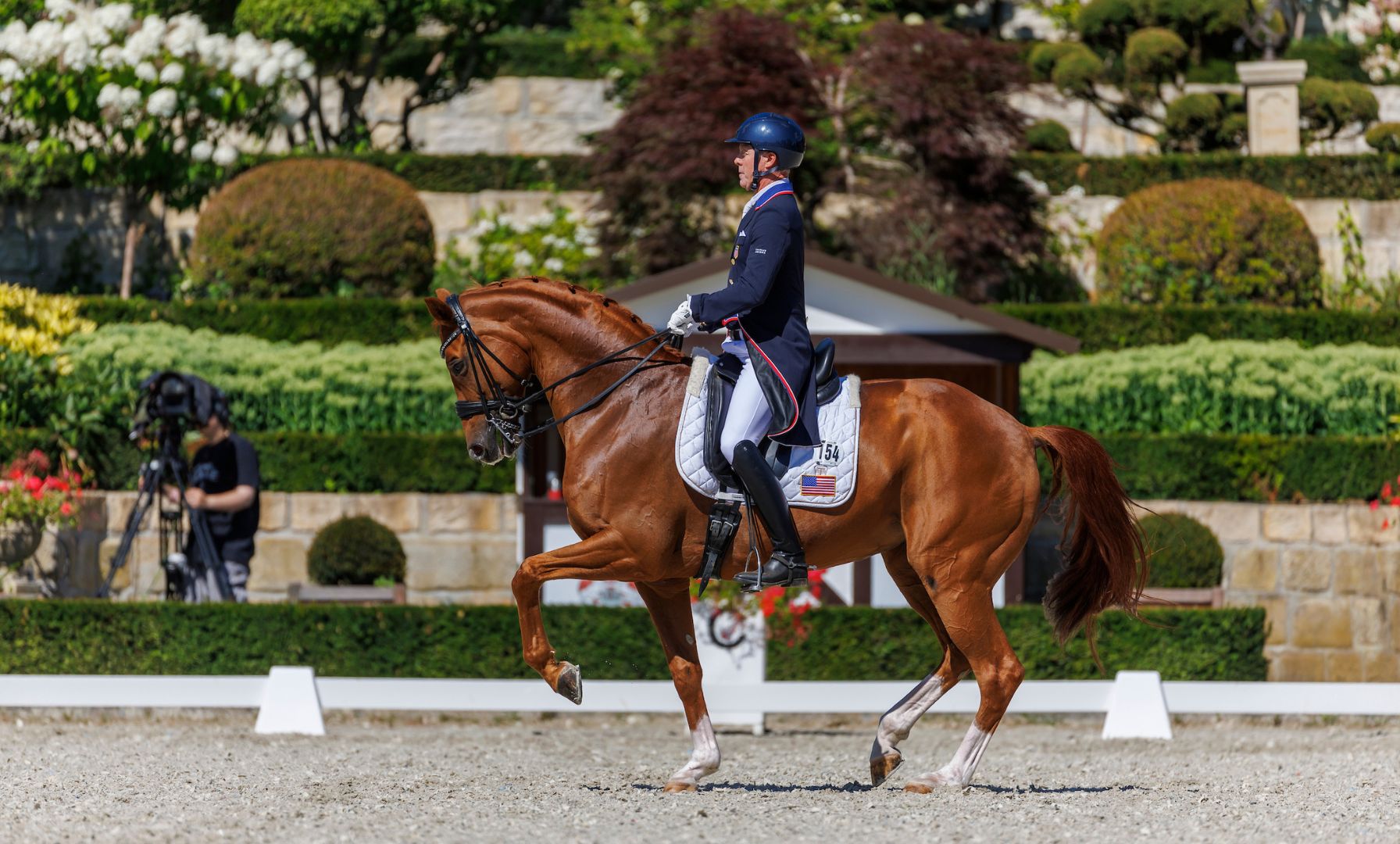 Benjamin Ebeling and Bellena Dazzle in Freestyle Debut to Win Grand Prix Freestyle CDI4*