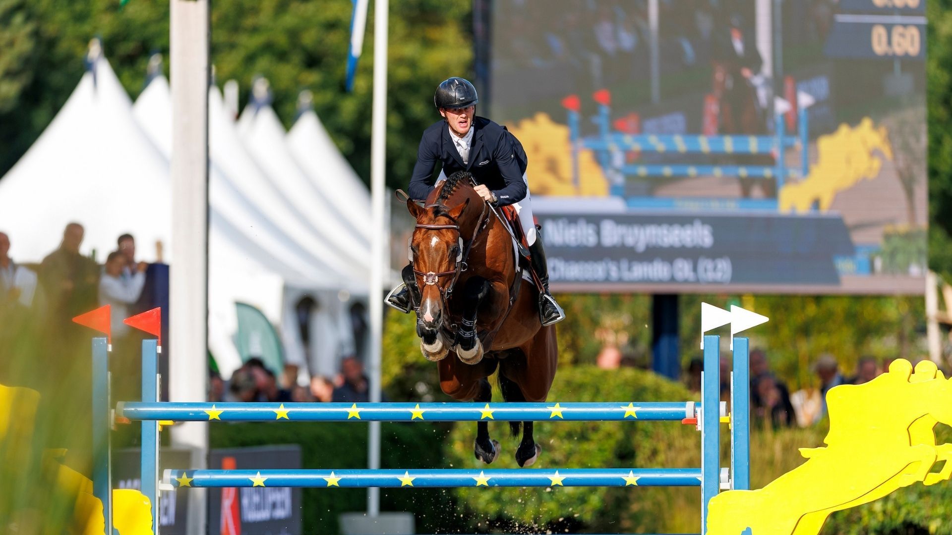 Niels Bruynseels und Chacco’s Lando OL siegen beim Jumping Mechelen