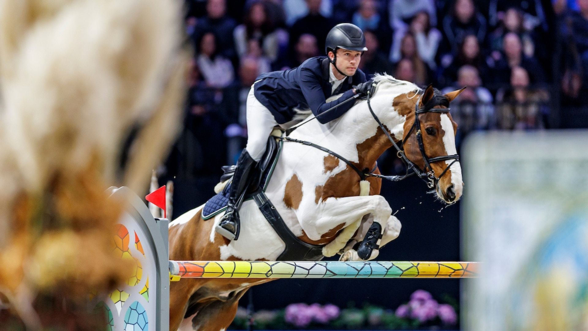 Gerrit Nieberg mit Ping Pong van de Lentamel Zweiter im CSI3*-Springen in Opglabbeek