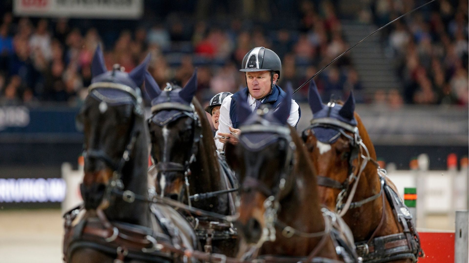 Boyd Exell siegt in der Vierspänner-Dressur beim CHIO Aachen