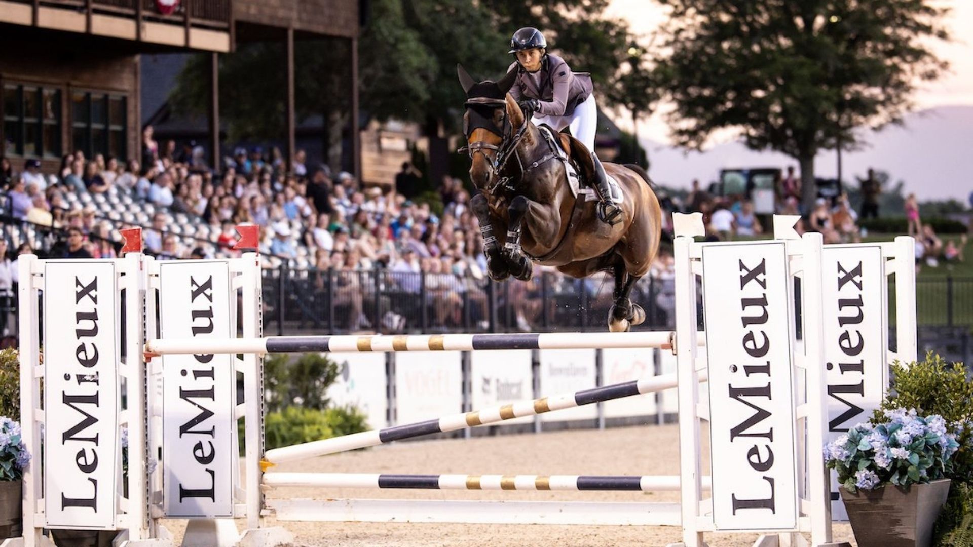 Nicolette Hirt and Dalton Win a WEF CSI5* Speed Class by Five+ Seconds