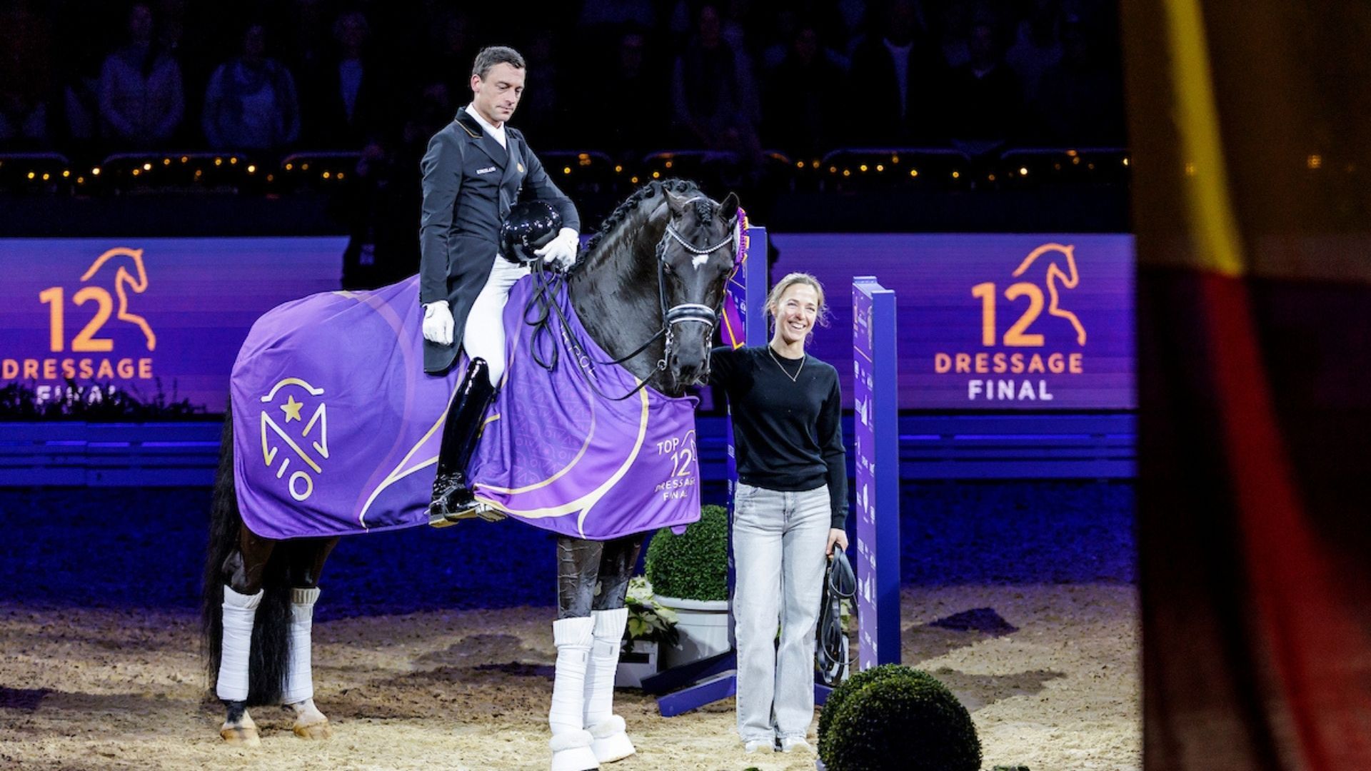 Zonik Plus und Justin Verboomen unstoppable: Sieg in der Kür des TOP 12 Dressage Finals