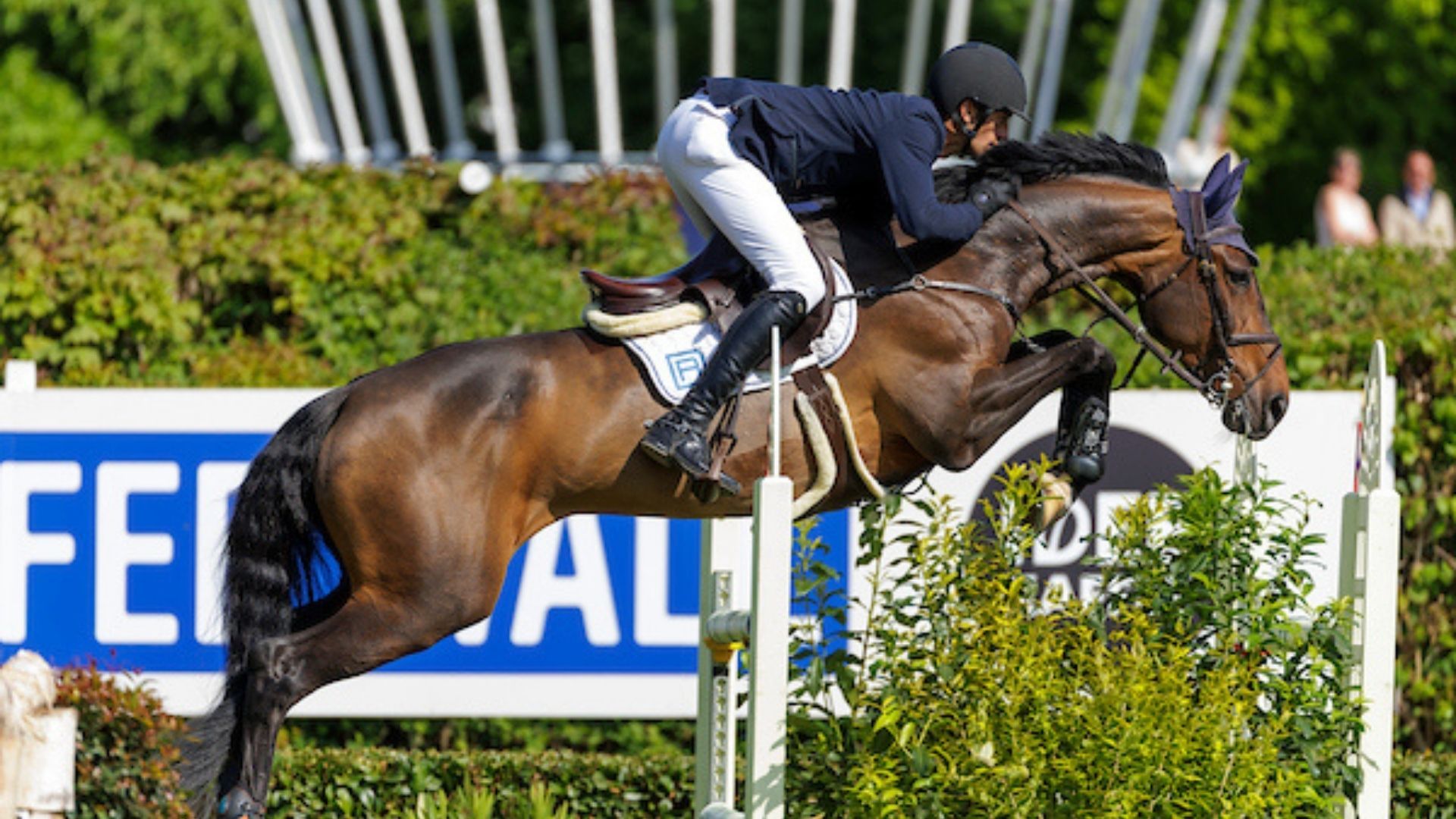 Rene Dittmer sichert sich den Sieg im Highlands Cup Grand Prix CSI5* in Amenia, New York