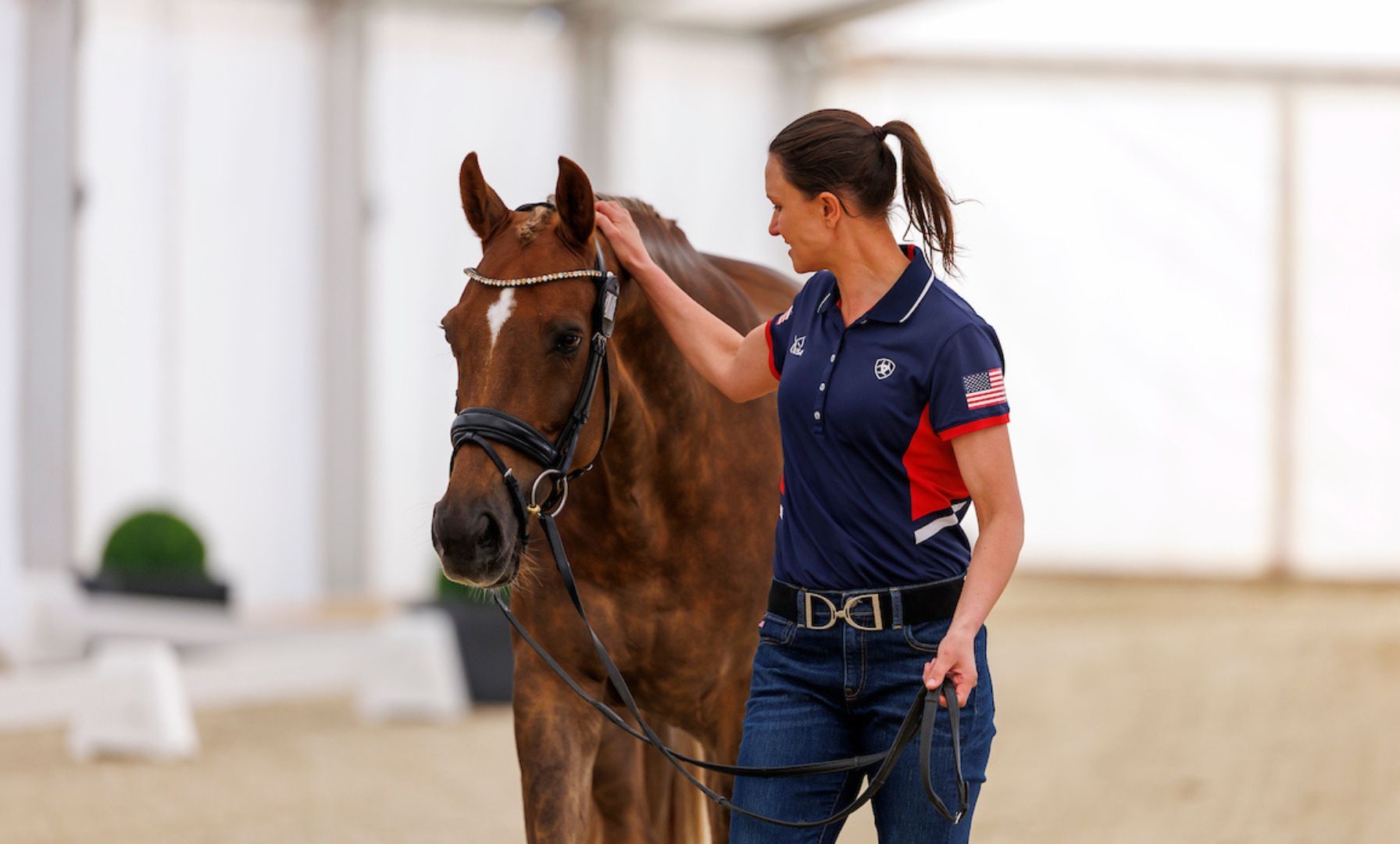 Adrienne Lyle and Helix finish ninth in Basel Grand Prix