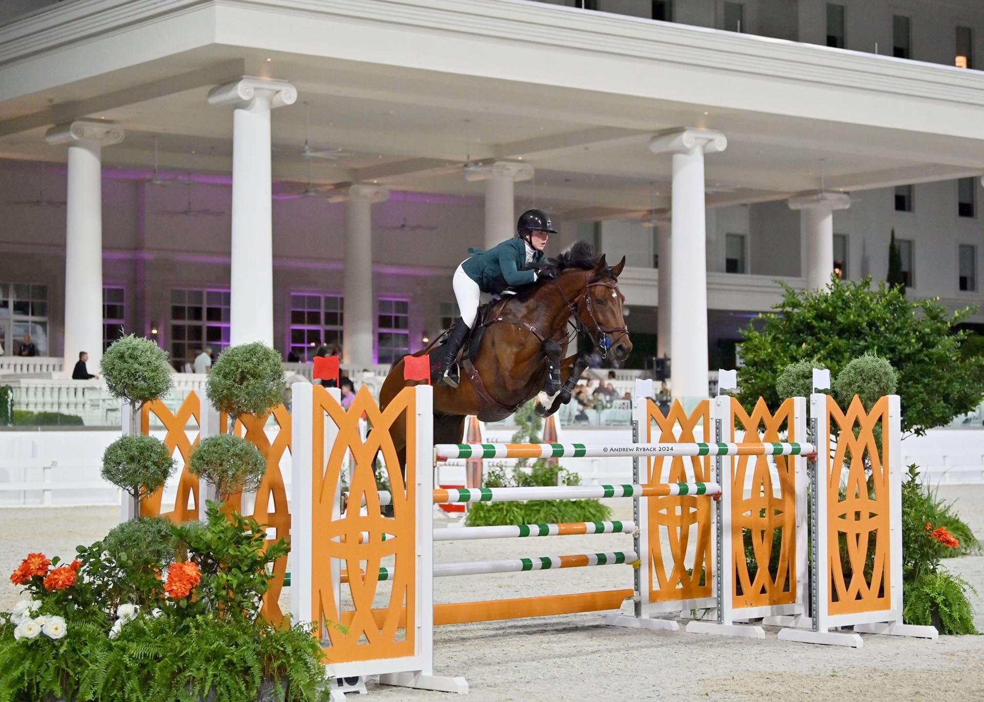 Mexico's Maya Denis on Callypso De La Hamente Z Capture Ocala CSI3* Winning Round