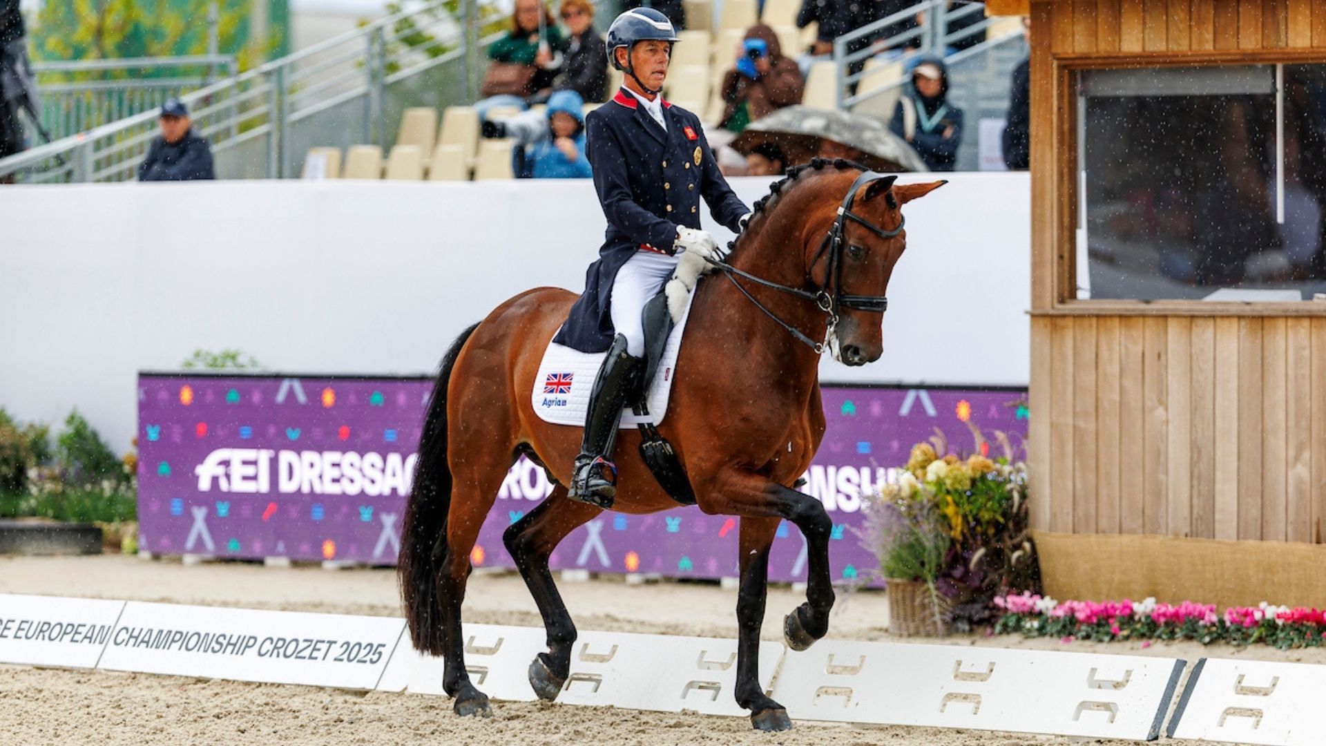 Carl Hester auf Platz eins beim CDI5* Grand Prix vom CHI Al Shaqab