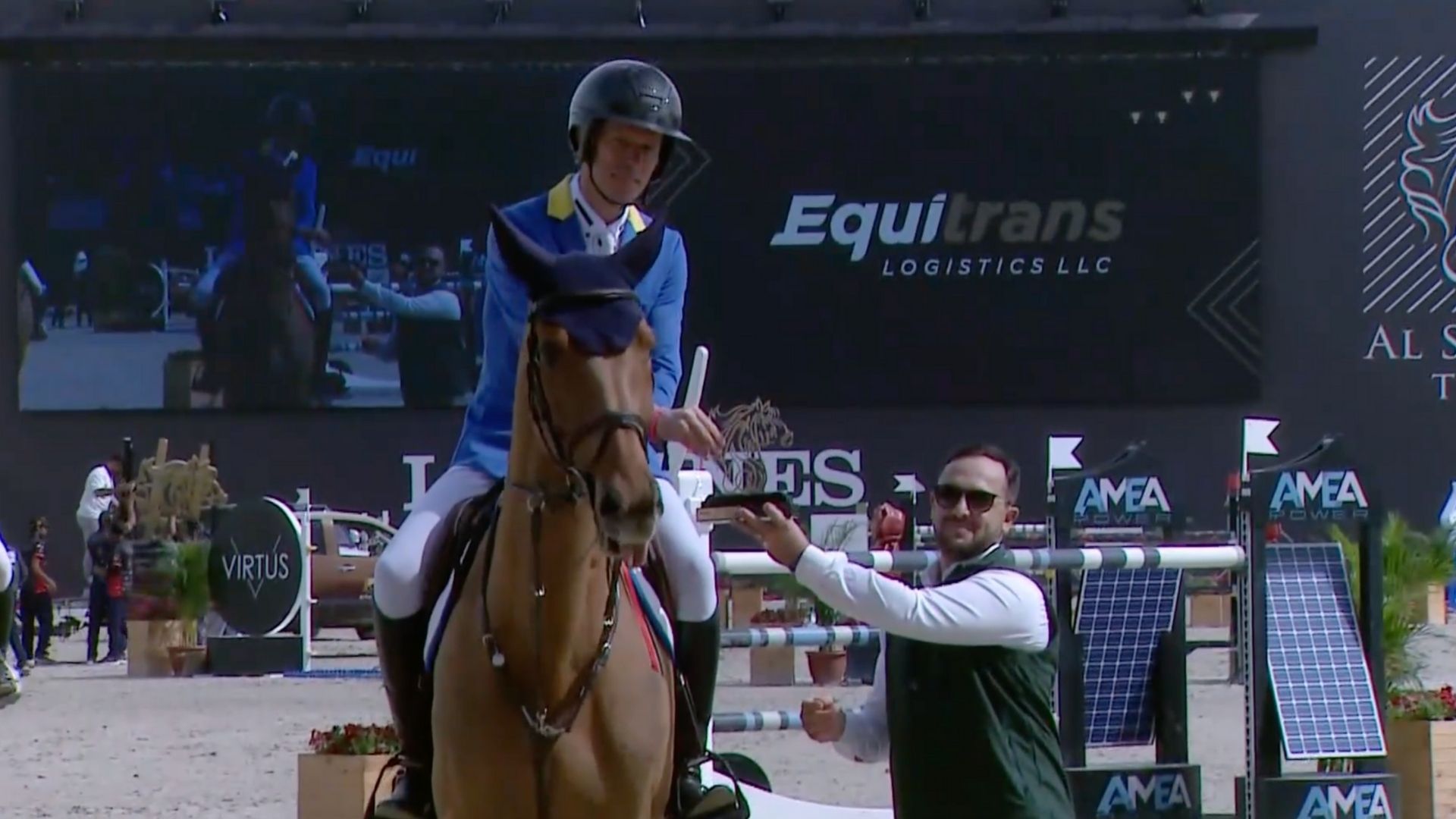 Christian Ahlmann und Maximilian Lill unter den Top 3 im Weltcupspringen von Abu Dhabi