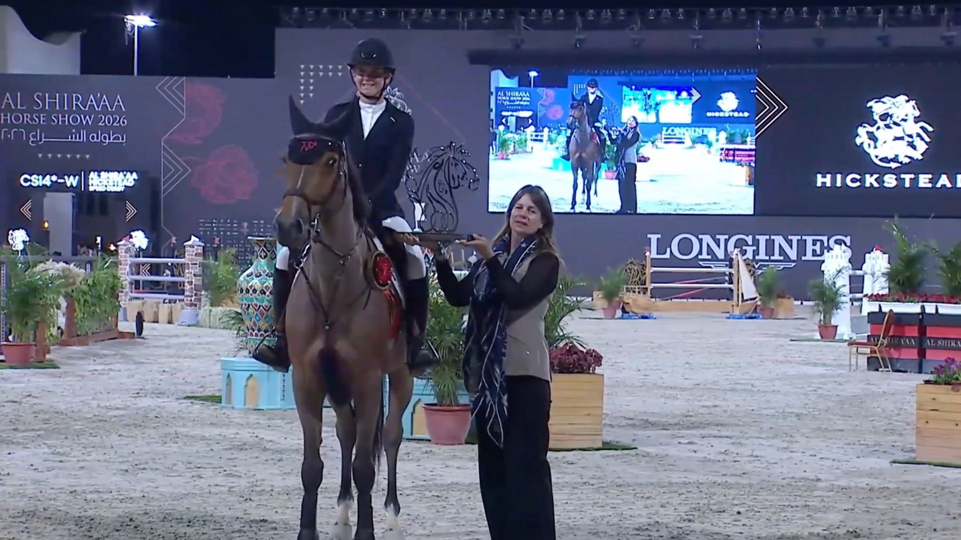 Sophie Hinners zweite im CSI4*-W - Al Shira'aa Hickstead Speed Derby