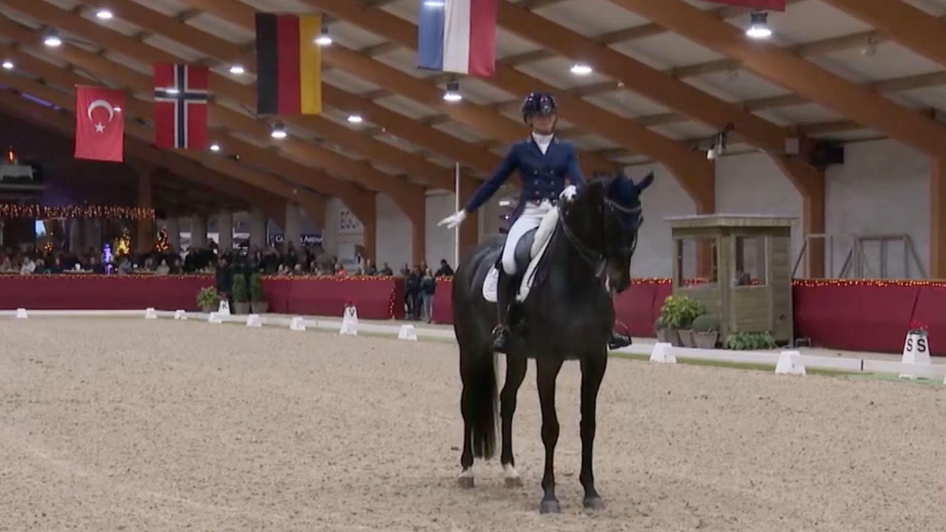 Marieke van der Putten vor Charlotte Dujardin im CDI3* Grand Prix von Kronenberg