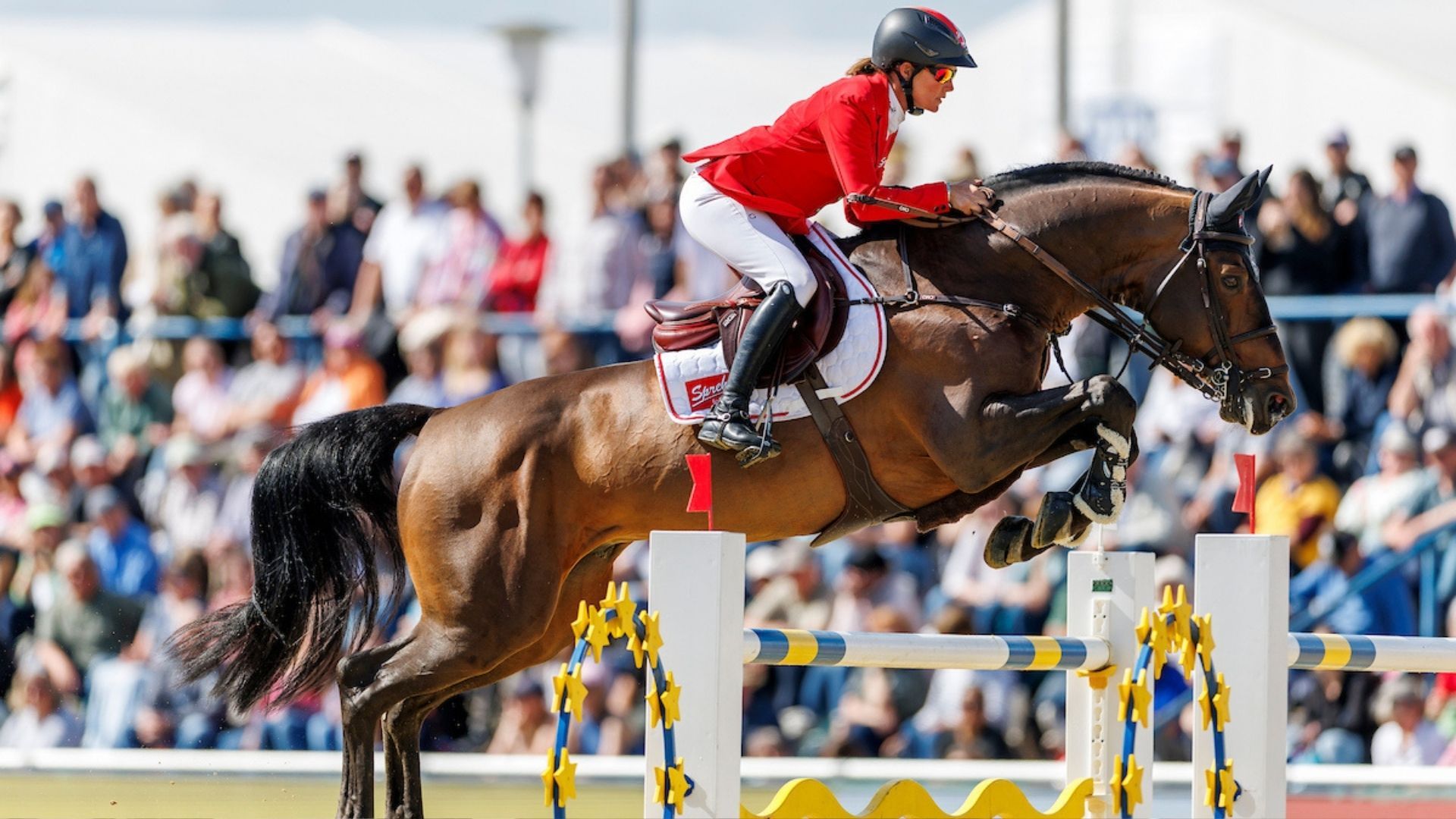Jörne Sprehe siegt beim Weltranglistenspringen in Oliva
