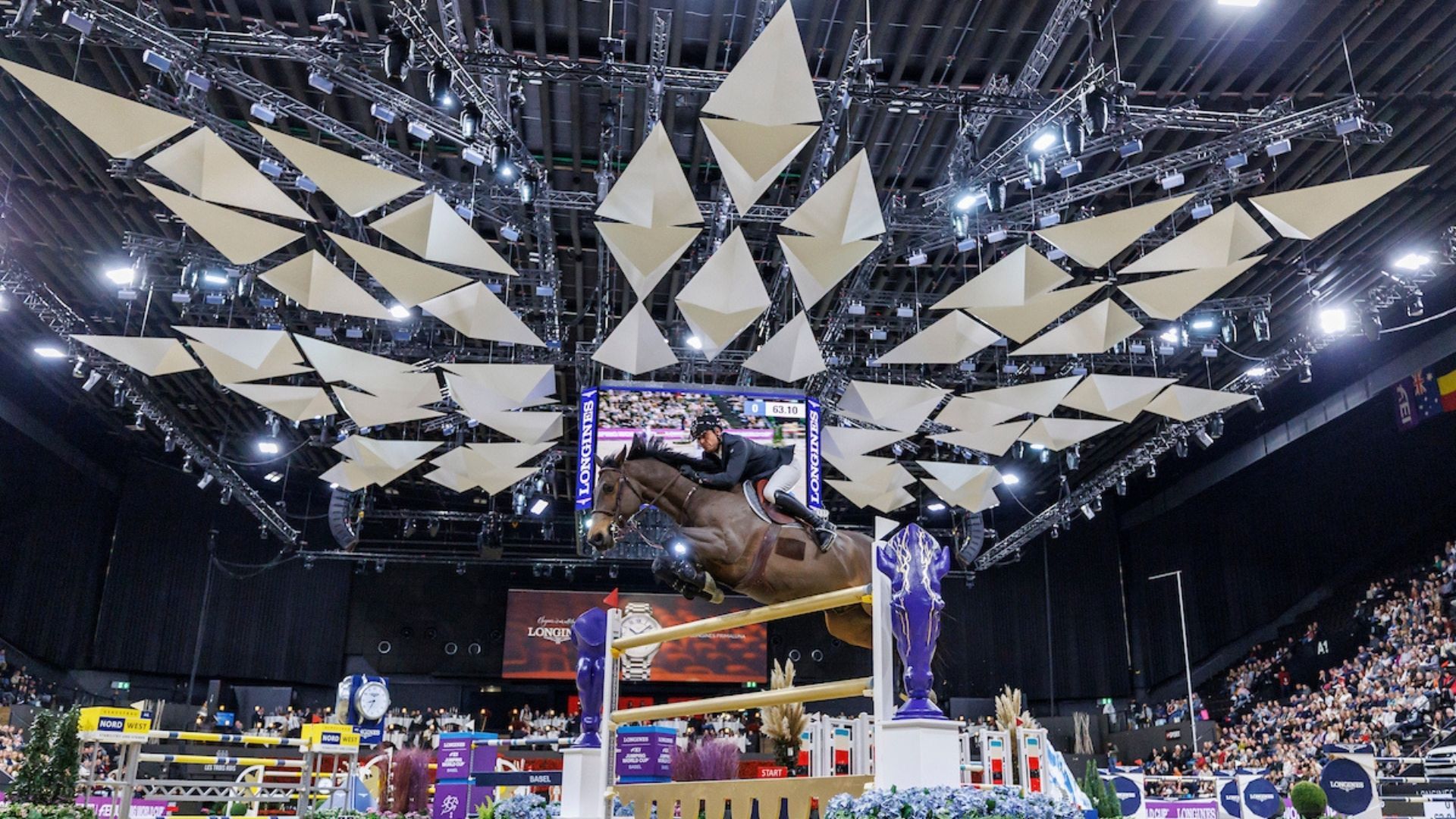 Die Starter im Longines FEI Jumping World Cup™ of Basel am Sonntagmittag