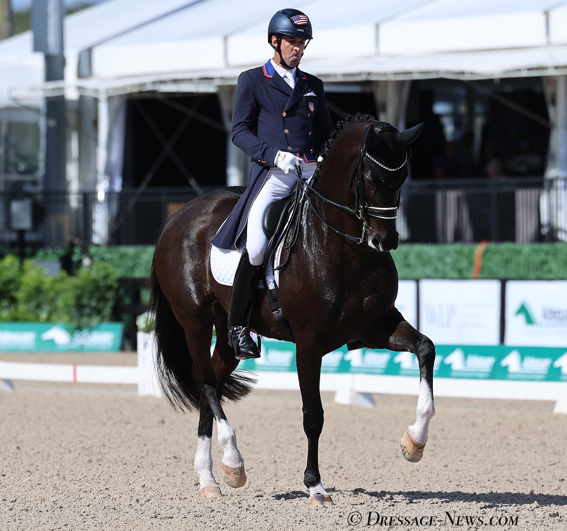 Jane ridden by Marcus Orlob to Wellington CDI3* Grand Prix Special Victory