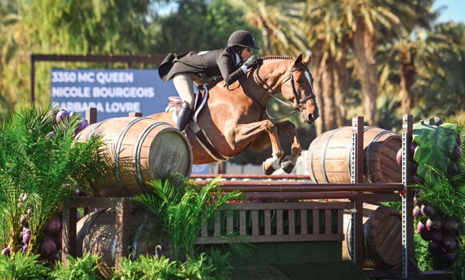 Nicole Bourgeois and Mc Queen Command the Field
