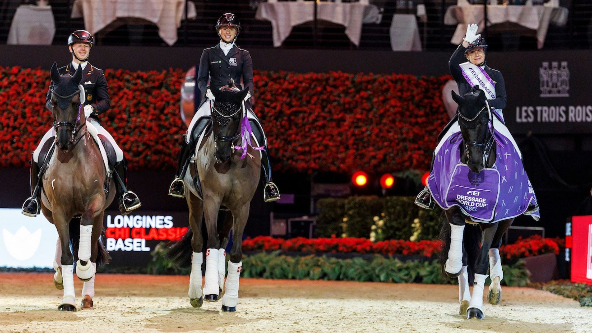 Wendy de Fontaine und Isabell Werth gewinnen die Weltcup-Kür in Basel 