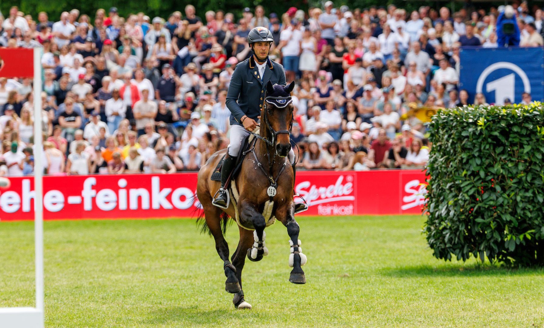 Olympia-Reiter Esteban Benitez Valle sorgt beim Hamburger Derby für Aufsehen