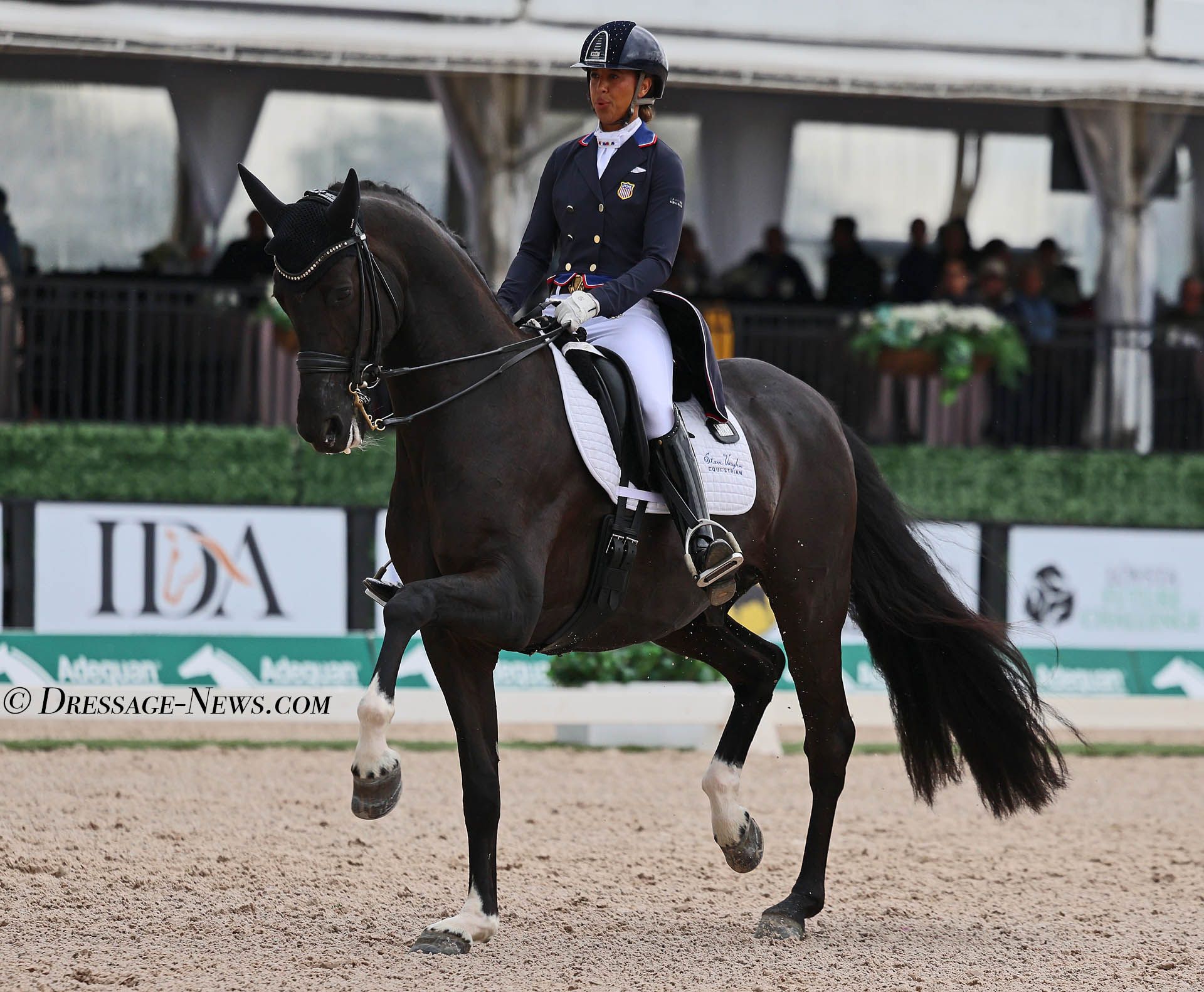 Geñay Vaughn and Gino win Wellington CDI4* Grand Prix in the first Big Tour victory for the World Cup partnership away from their West Coast home circuit