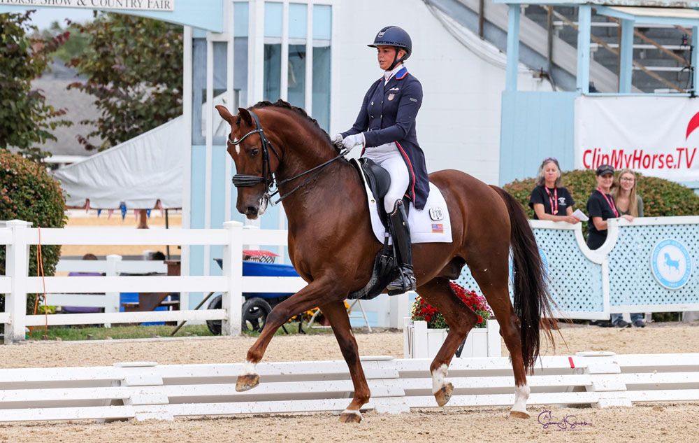 Anna Marek rides Fayvel to victory in US Open CDI5* Grand Prix