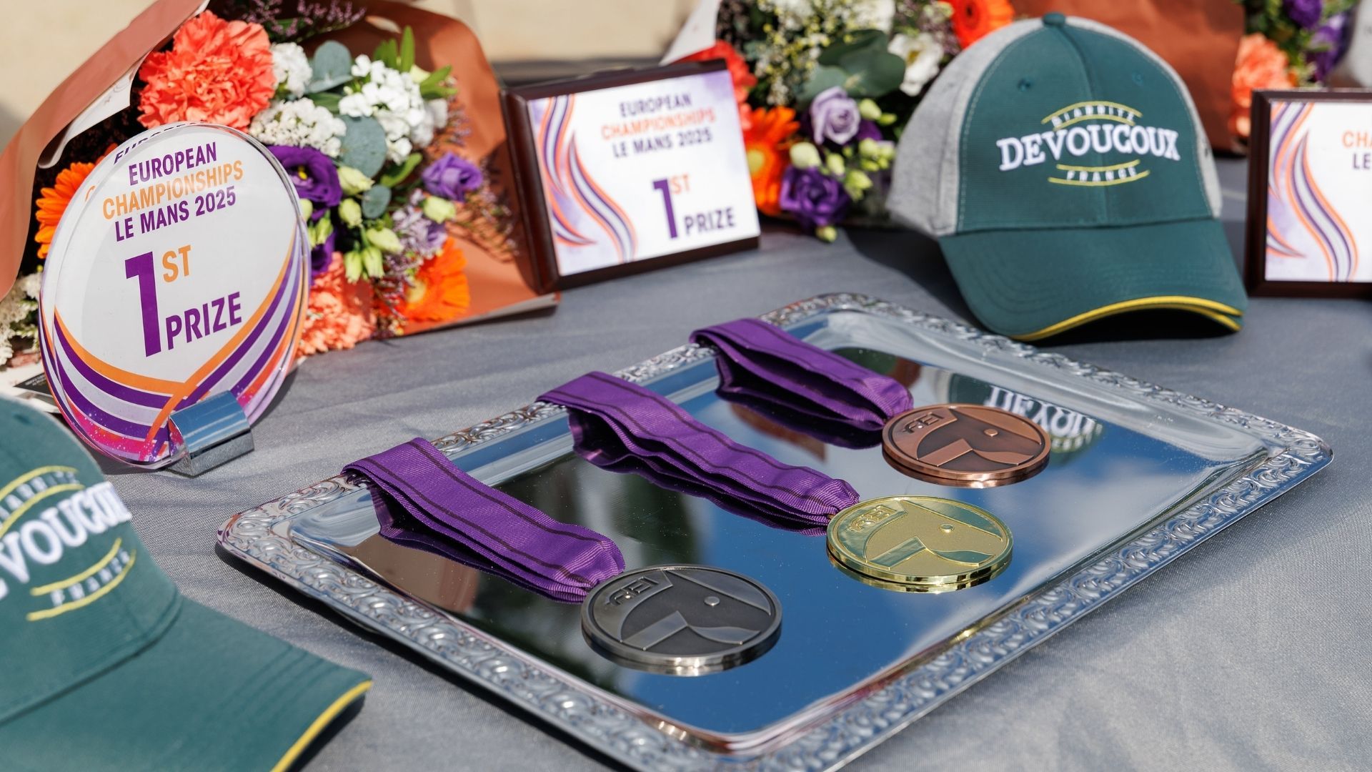 EM-Gold für das deutsche Children Dressurteam