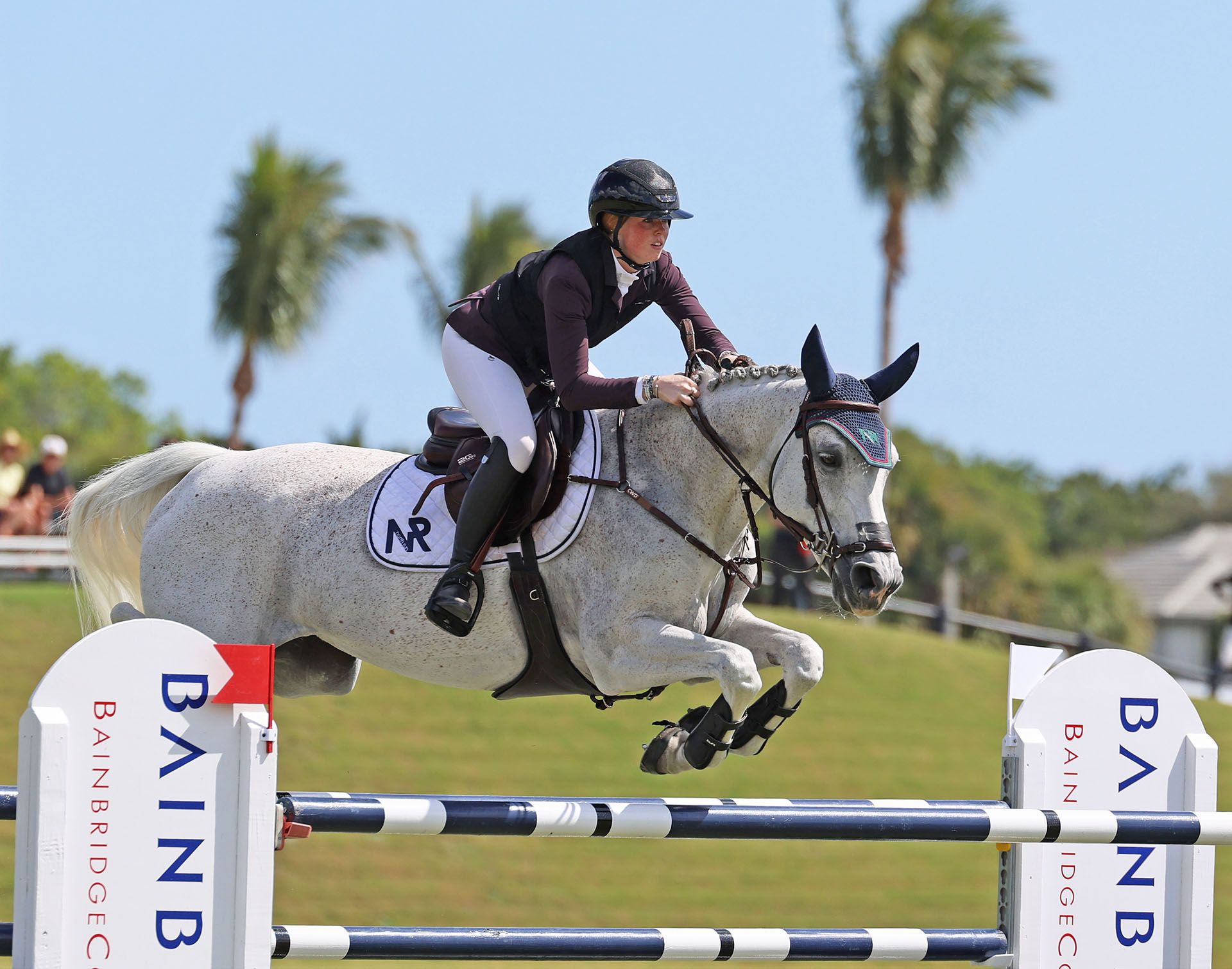 Emily Dehoff on Manou de Muze wins Wellington1.50-meter Classic