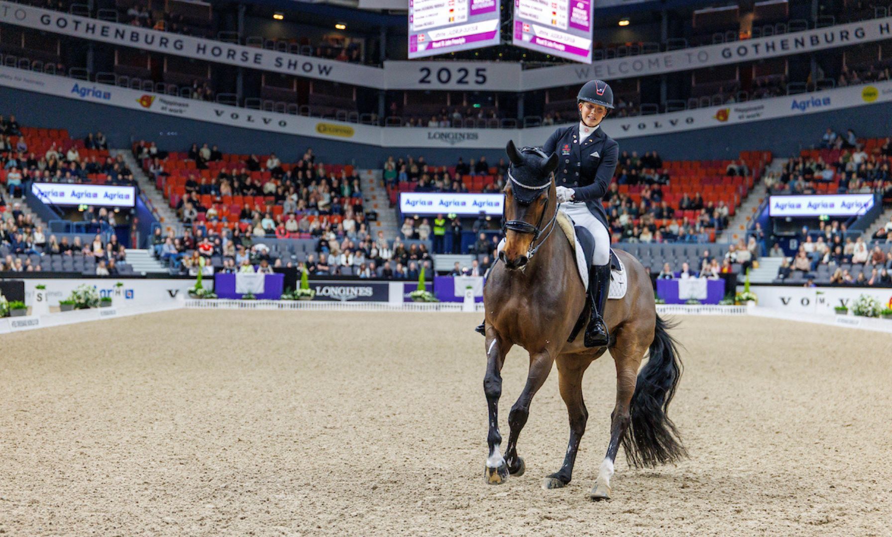 Cathrine Laudrup-Dufour retains top position in dressage rankings