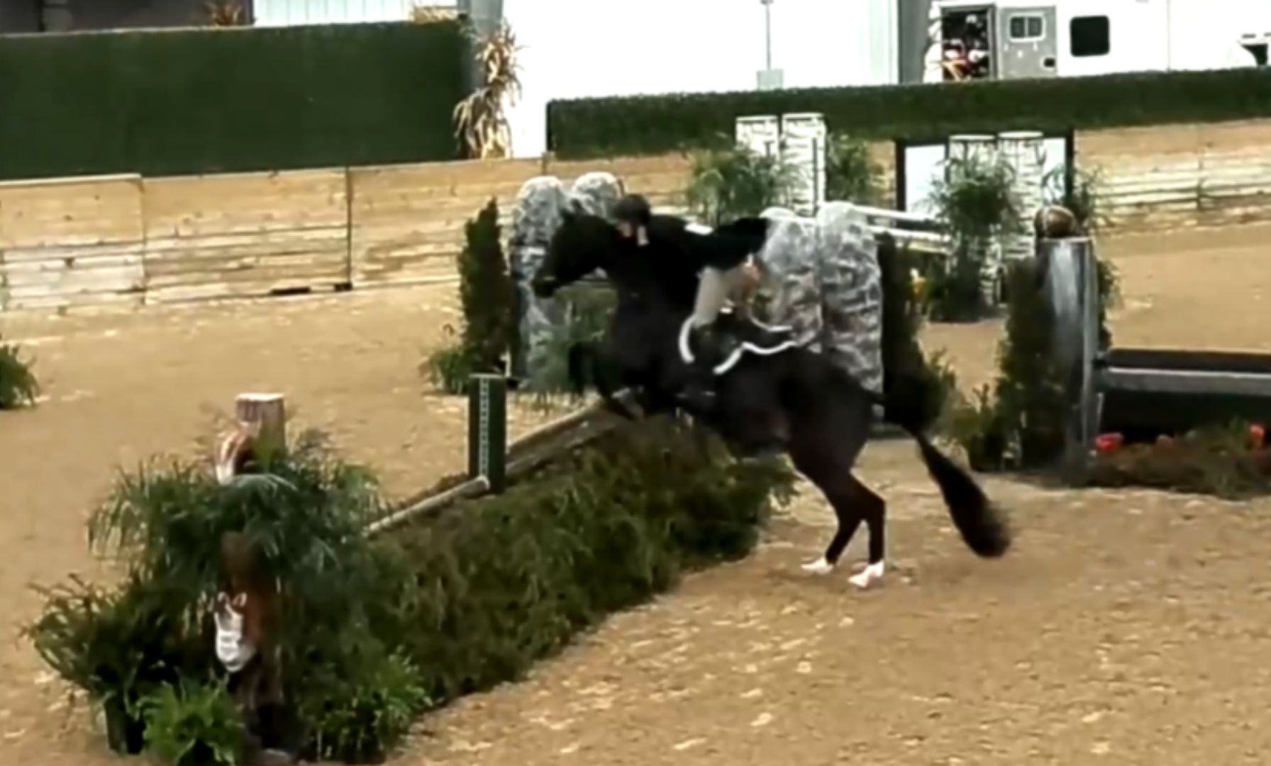 Samantha Cooper & Nandino Shine in the $10,000 Shoofly USHJA National Open Hunter Derby