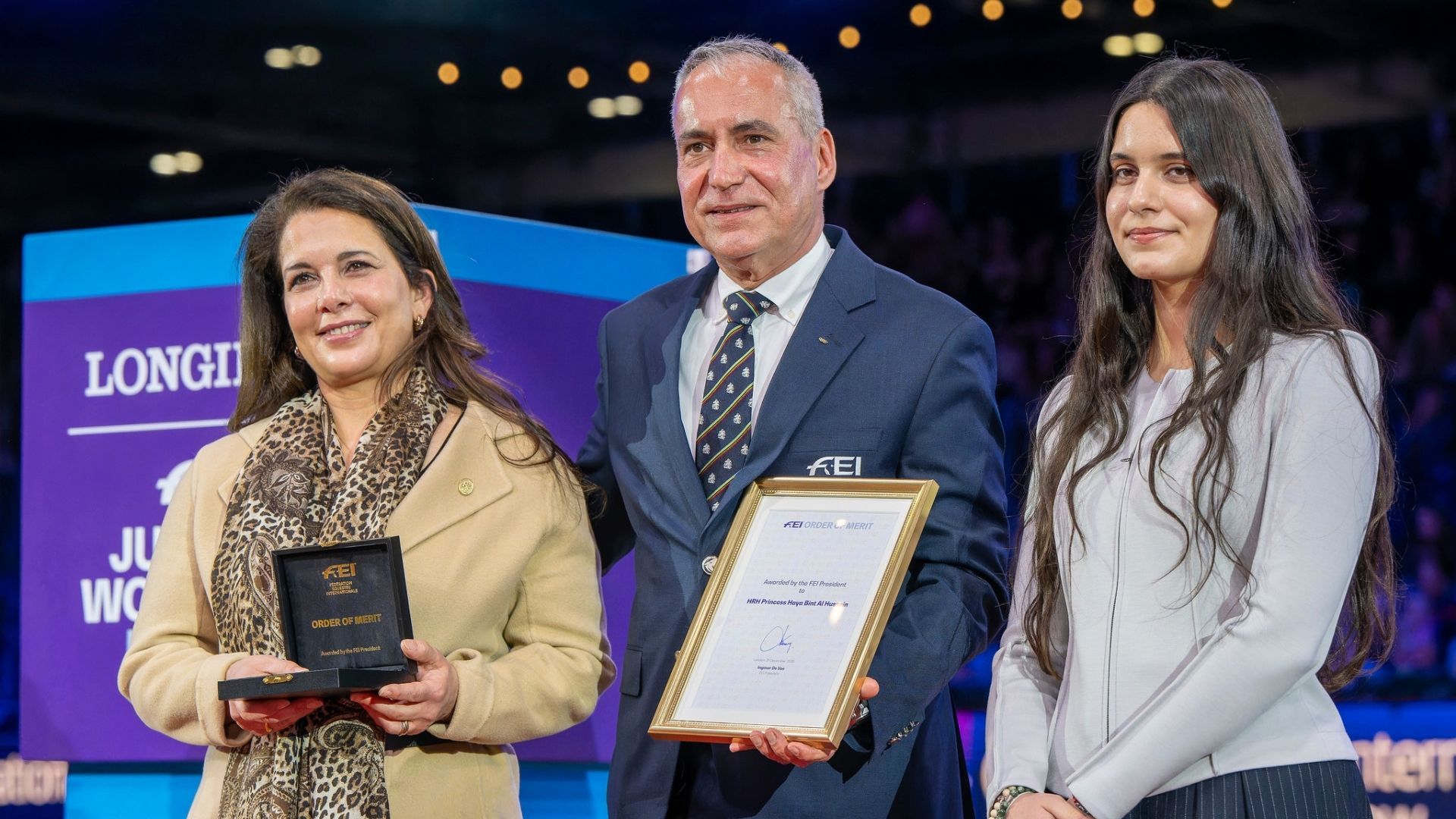 Prinzessin Haya erhält höchste Auszeichnung des Weltreiterverbands