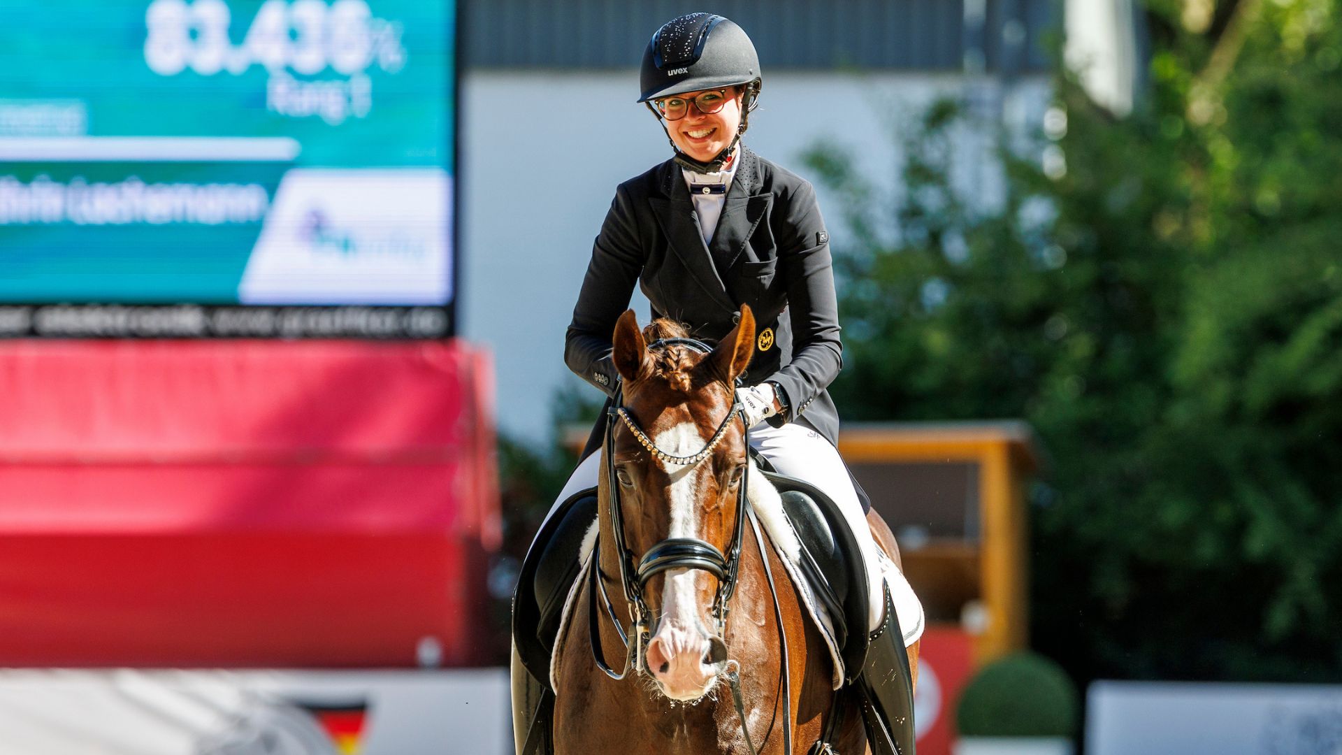 Sky gewinnt souverän das Finale der 7-jährigen Dressurpferde mit 83,436%