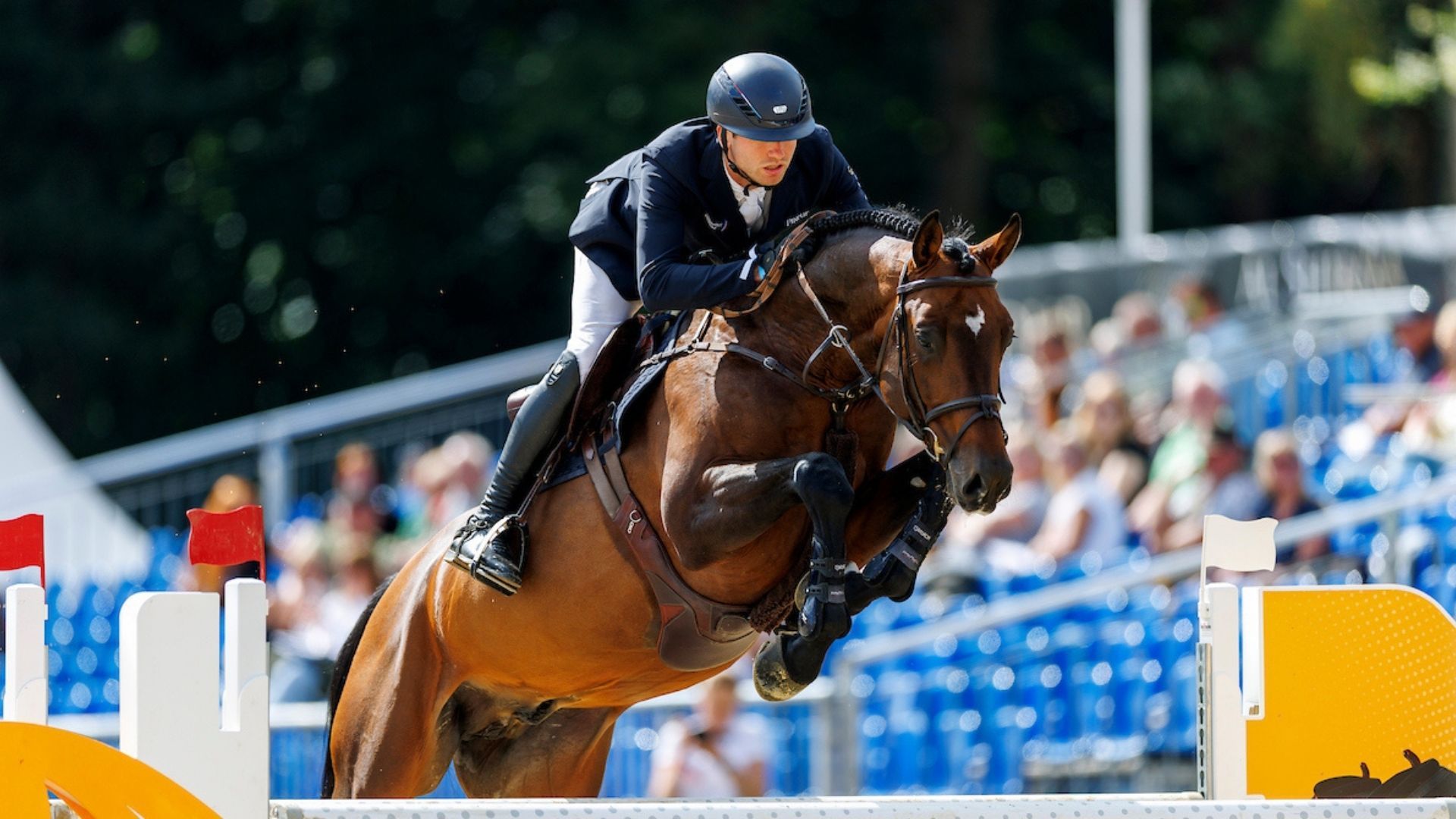 Zweite Qualifikation der fünfjährigen Springpferde in der Alme Z Arena