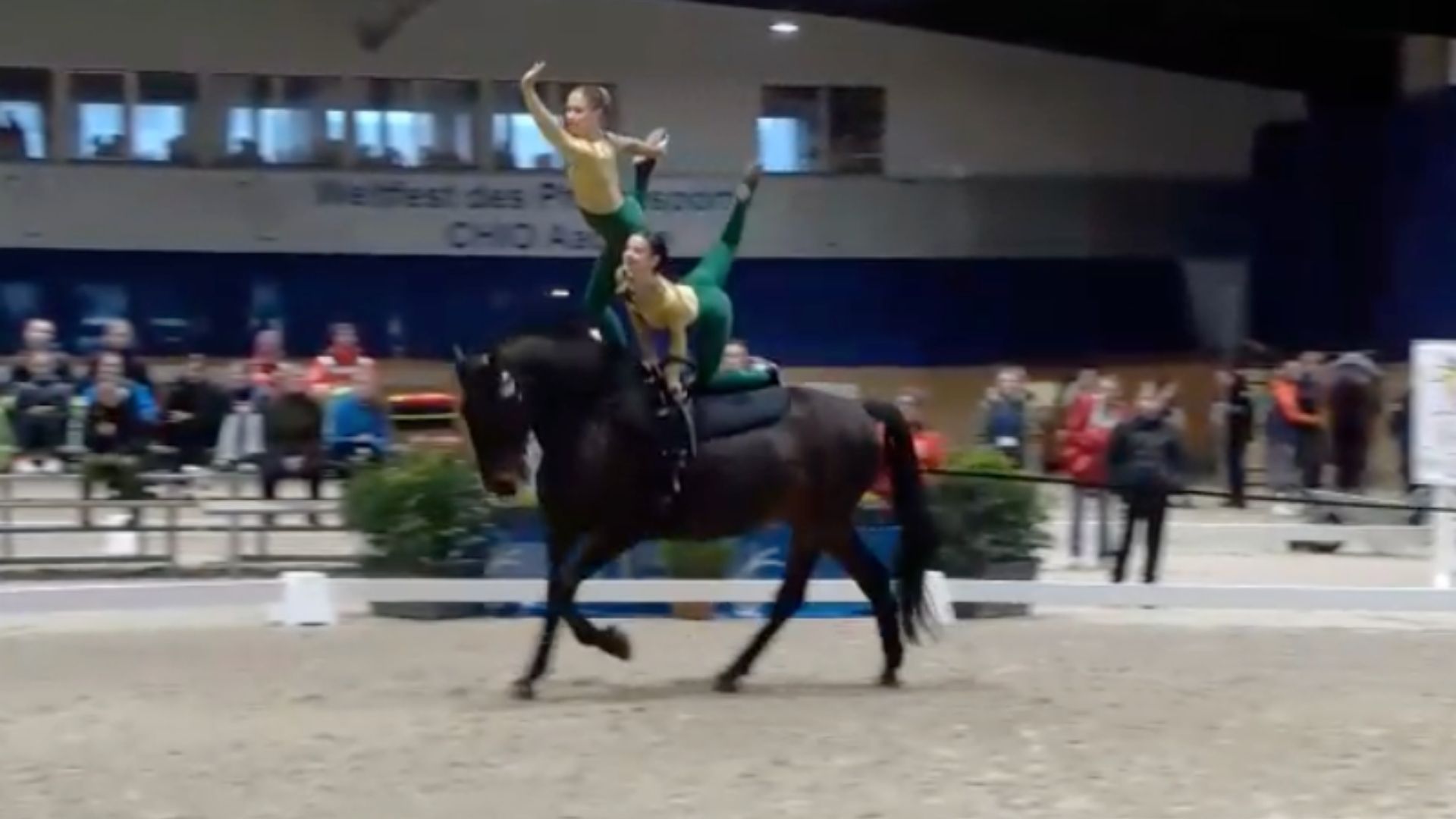 Team Lindenhof siegt beim Deutschen Voltigierpokal in Aachen