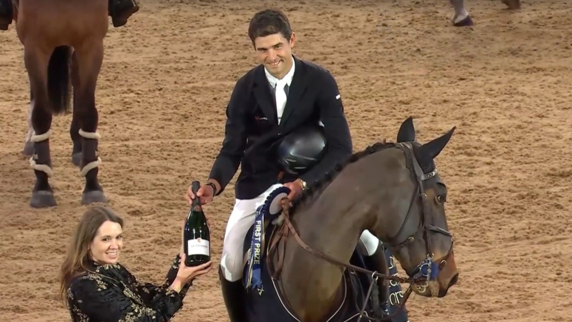 Victor Bettendorf and Encore Speed to an Opening Night Win at the London International Horse Show