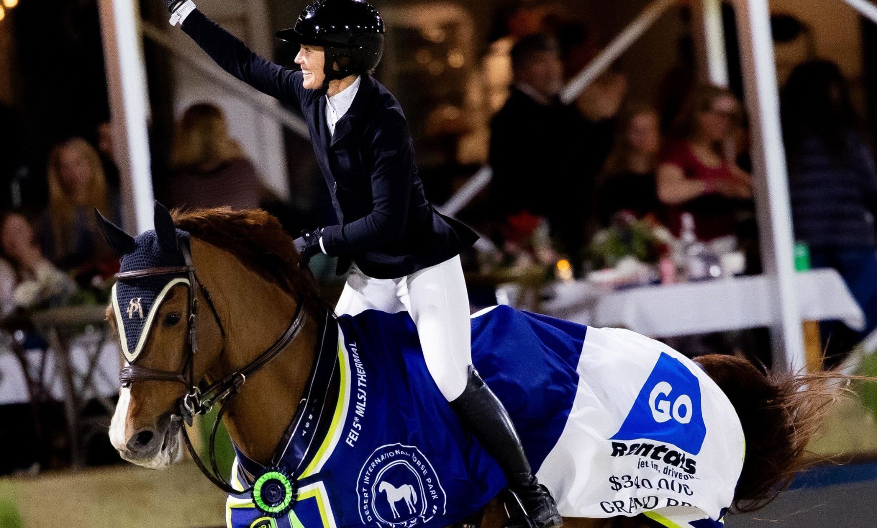 Callie Schott and Garant Fly To a Win in the MLSJ Palm Springs Grand Prix