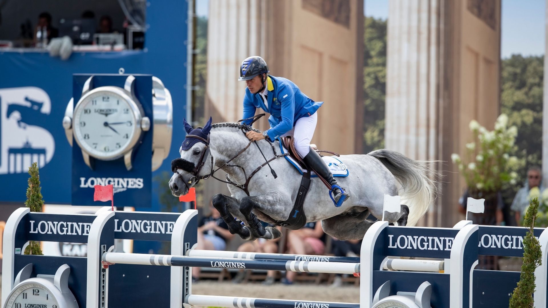 Christian Ahlmann triumphiert in Rom mit Clintrexo Z bei der GCL-Eröffnung