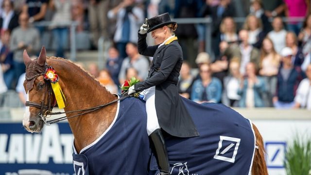 Die Sieger des Deutsche Bank Großer Dressurpreis von Aachen