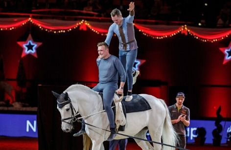 Voltigieren ist gar nicht so einfach!