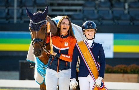 NK Dressuur 2020 - De top 5 children!