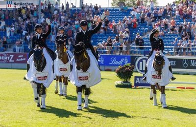 Det danske hold til CHIO Aachen 2022