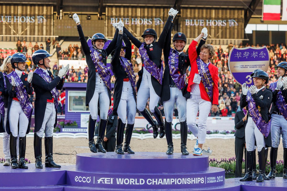 Det danske dressurhold til VM i Herning 2022