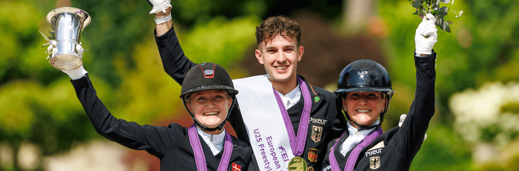 Euro-Gold für Moritz Treffinger & Cadeau Noir im FEI U25 Freestyle!