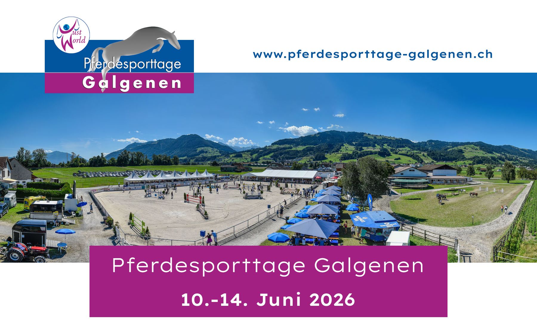 Live Stream - Pferdesporttage Galgenen - 2026 | Videos, Live